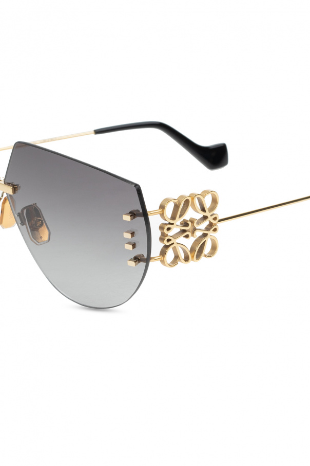 frame sunglasses gradient Oro Loewe - SchaferandweinerShops